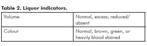 Table 2. Liquor indicators.