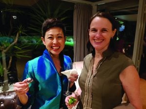 Radiologist/sonologist, Dr Emmeline Lee, and WA College Councillor, Dr Kristy Milward.