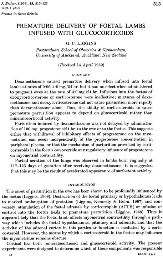 Figure 1. First page of Liggin’s original research paper