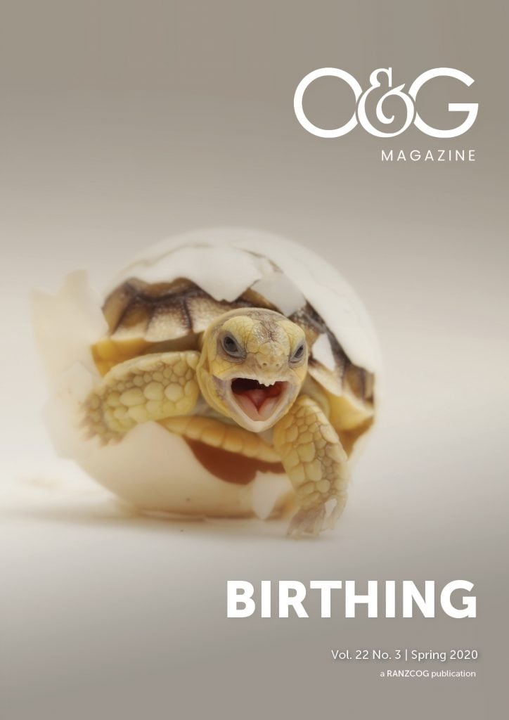 O&G Magazine Spring 2020 Birthing Cover