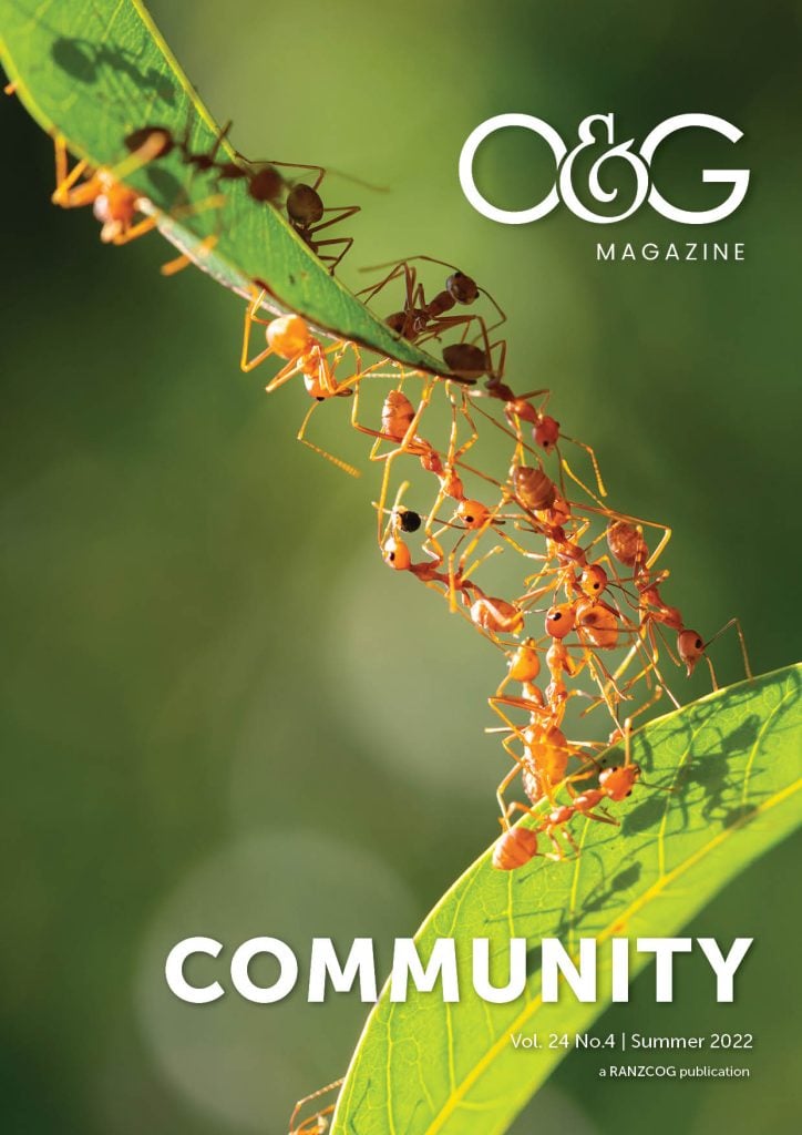Cover of the Summer 2022 issue of O&G Magazine, titled Community
