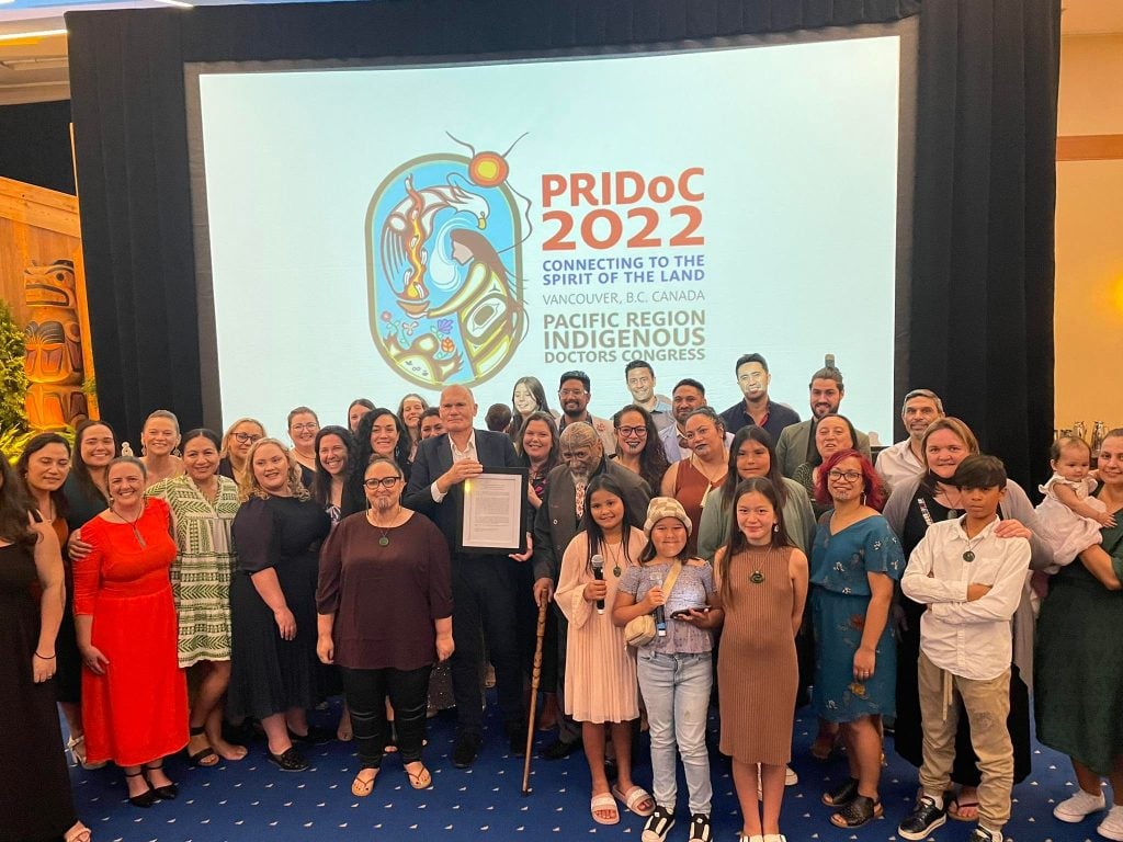 Delegates at the Pacific Region Indigenous Doctor’s Congress (PRIDoC) in Vancouver, British Columbia, Canada