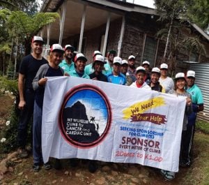 Madang Fundraising Team before climbing Mt Wilhelm.